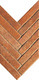 Плитка Декор ABK Petraia Parquet Cotto 25x35 - 1