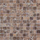 Плитка Мозаика LeeDo Pietrine 4 мм Emperador Dark Mat 29.8x29.8 - 1