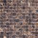 Плитка Мозаика Caramelle Mosaic Pietrine 4 mm Emperador Dark Pol 29.8x29.8 - 1