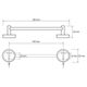 Полотенцедержатель Bemeta Omega