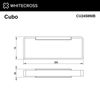 Полотенцедержатель Whitecross Cubo брашированный никель