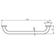  Поручень для ванной Ideal Standard Iom A9126AA - 3