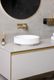  Раковина накладная Armadi Art Flat Corian 40x13 Matt White 801-R-MW - 4