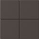 Плитка Керамогранит Wow Raster Grid M Basalt 15x15 - 1