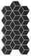Плитка Керамогранит Realonda Rhombus Black 26.5x51 - 1