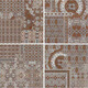 Декор Riabita Inserto Pattern Beige S/4 40x40