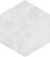 Керамогранит Hexagono Rift Blanco 23x26,6