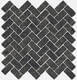Плитка Мозаика Italon Room Black Stone Mosaico Cross 29.7x31.5 - 1