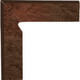 Плитка Угловой элемент Paradyz Semir Brown  Цоколь левый 8.1x30x1.1 - 1