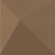 Плитка Настенная плитка Dune Shapes #1 Kioto Bronzo Mat-Gloss 25x25 - 1