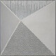 Плитка настенная Kioto Silver Mat-Gloss 25x25