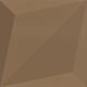Плитка Настенная плитка Dune Shapes #1 Origami Bronzo Mat-Gloss 25x25 - 1