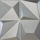 Плитка настенная Multishapes Silver Mat-Gloss 25x25