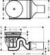  Сифон Hansgrohe Raindrain 60067000 - 2