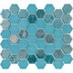 Плитка Мозаика Togama Sixties Turquoise 6 29.8x33 - 1