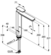  Смеситель для раковины Kludi E2 492980575 - 2