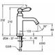  Смеситель для раковины Jacob Delafon Louise E24360-CP - 2