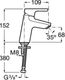  Смеситель для раковины Roca Malva 75A323BC0M - 2