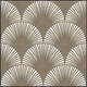 Плитка Декор Petracer's Swing Pavone ottone su bianco matt 60x60 - 1