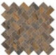 Мозаика Intrecci Fossil Brown Malevic Lap. 29.6x29.6