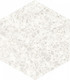Плитка Керамогранит DNA Tiles Terrazzo WHITE 32x36.8 - 1