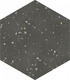 Плитка Керамогранит DNA Tiles Terrazzo GRAPHITE COLOURS 32x36.8 - 1