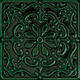 Плитка Декор Tubadzin Tinta D- Tinta Green 14.8x14.8 - 1
