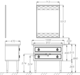  Тумба под раковину Opadiris Порто 100 Z0000013812 - 2