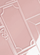 Плитка Настенная плитка Etruria Vector Frame B Light Pink 12.5x25 - 1