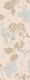 Плитка Декор Kerama Marazzi Вилланелла Цветы Беж 15x40 - 1