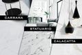 Calacatta, Carrara и Statuario: в чем разница